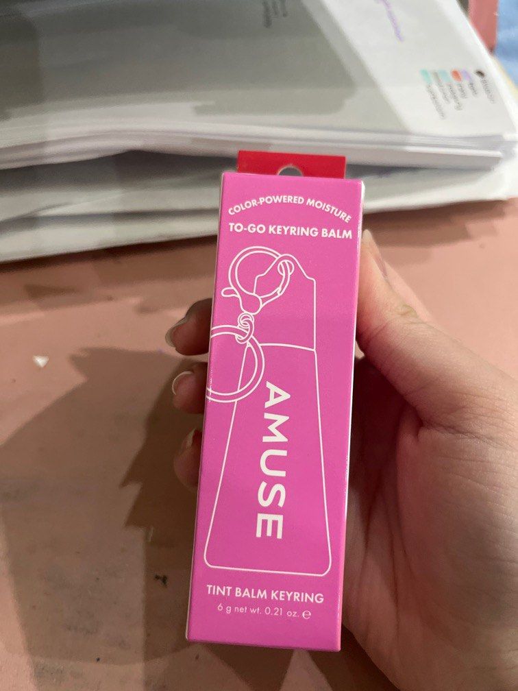 READ DESC! AMUSE TO GO KEYRING BALM (Category: Makeup) located in Manila. Submitted by carasclosett (Listing ID 1381429742, Image 1). Description: BRAND NEW AUTHENTIC NEVER USED - Rfs: accidentally bought two 😅 - price is slightly negotiable if buying multiple items! .