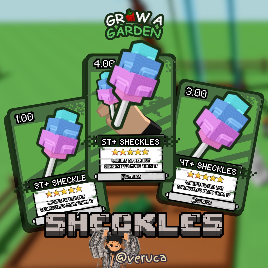 [ROBLOX Grow A Garden] Sheckles (Candy Blossom & Bone Blossom),