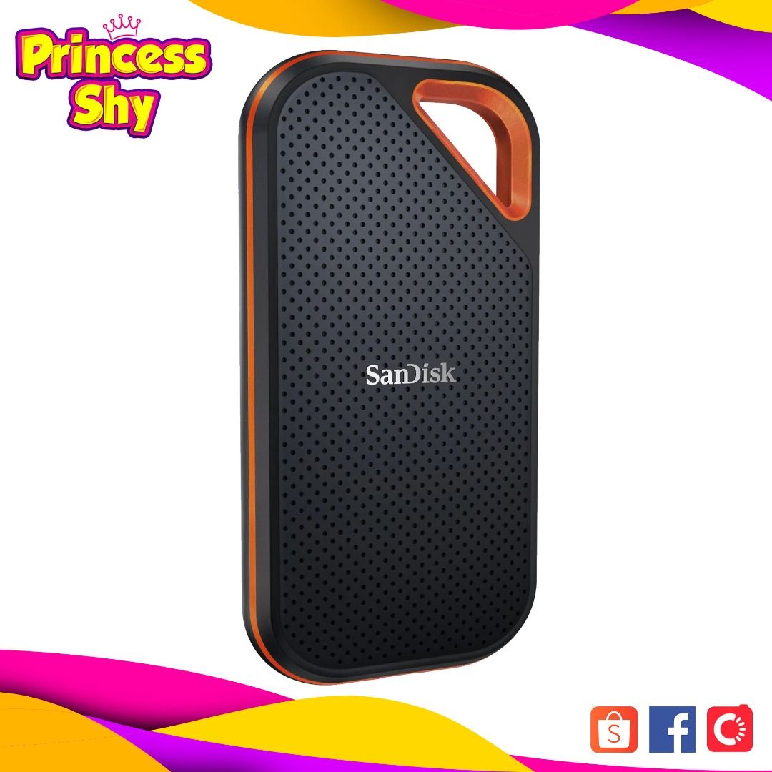 SanDisk 8TB Extreme Pro V2 Portable SSD External Solid State Drive SDSSDE81-8T00 (Category: Hard Disks & Thumbdrives) located in San Juan City. Submitted by princessshyph (Listing ID 1371229427, Image 1). Description: 🚀 Super Fast NVMe SSD – Up to 2000MB/s read/write speeds 💾 Massive Storage – 8TB capacity for 4K/8K video, RAW photos & backups 💪 Durable & Rugged – IP55 water/dust resistant + 3m drop protection 🔐 Secure – AES-256 encryption & 