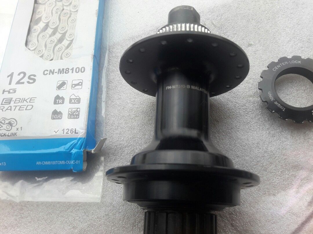 由 m09705606794954 (刊登 ID 1381315747，圖片 2) 提交，位於 雲林縣 (Yunlin) 的 Shimano MS 12s (類別：單車)，說明：Shimano 12s hub 12s 51T 12s 126 203mm。