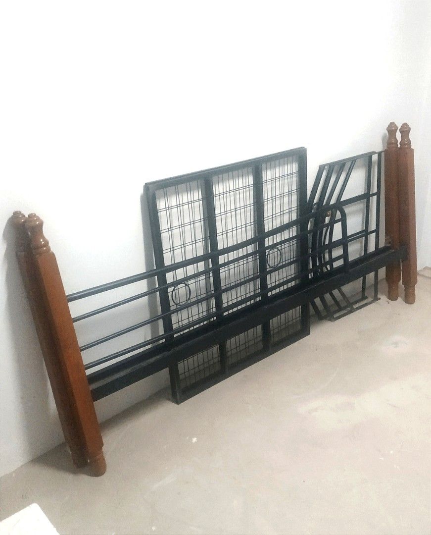 Single Bed Frame with Mattress