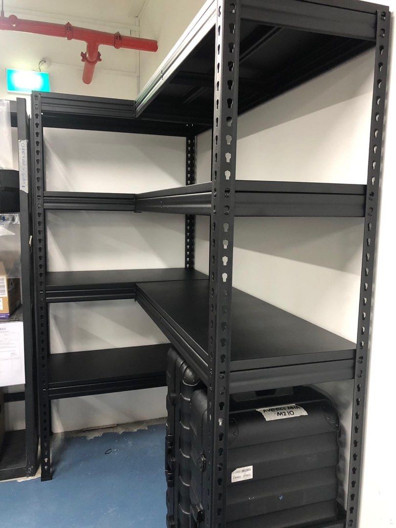 Shelter Rack Unit Storage Rack, Boltless rack, Store room rack, Household shelter rack ...