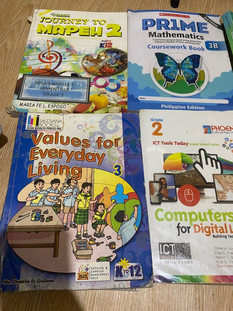 🔥TAKE ALL GRADE 2 Text Books (Category: Textbooks) located in Taguig. Submitted by wiseshopper888 (Listing ID 1381447275, Image 3). Description: Mixed of slightly used and well used books. Take all napo🙌 Declutterring na dami na books. .