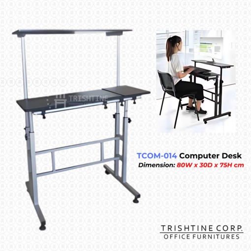 🌈TCOM-014 | Adjustable Computer Table office furniture office partition ...