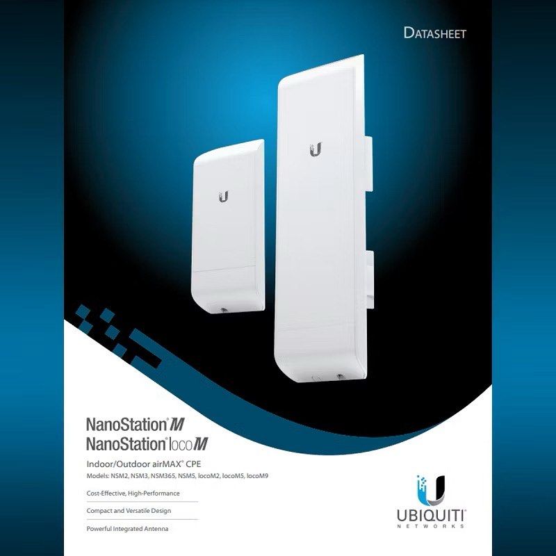 Ubiquiti Unifi NSM5 airMAX NanoStation M5 High-Performance 5 GHz Outdoor CPE63222784835842113