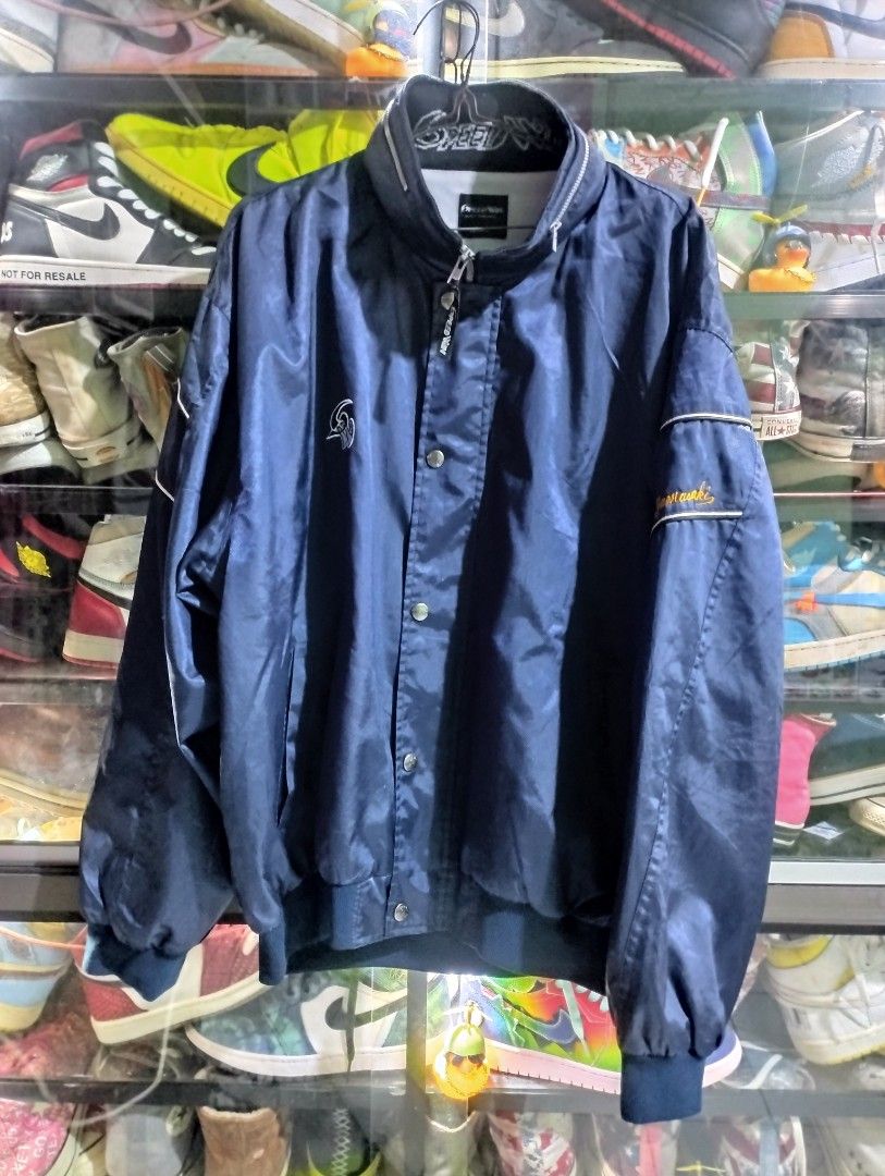 Speedwin Jacket VARSITY SPEED WIN, Fesyen Pria, Pakaian , Lainnya di Carousell