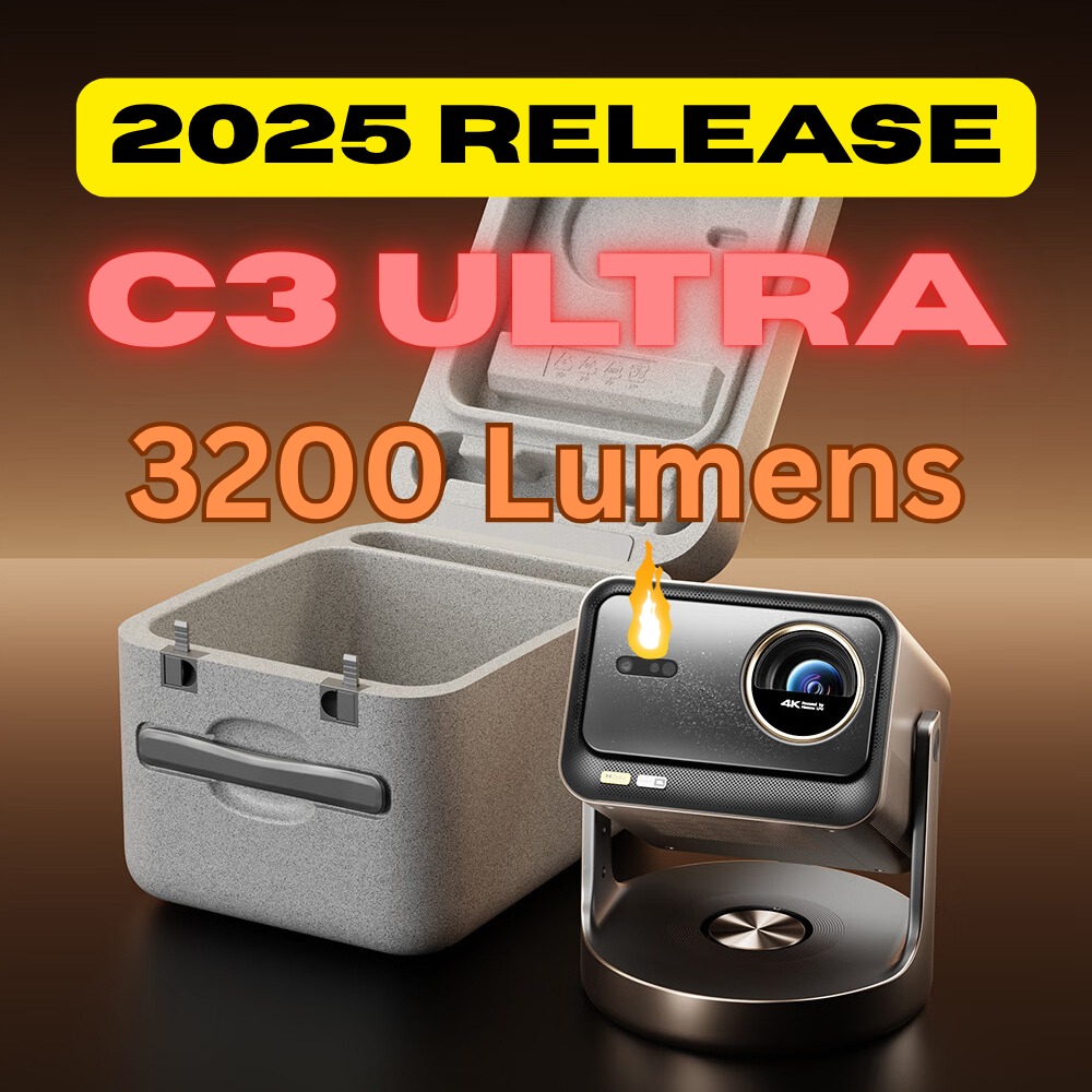 Vidda C3 Ultra (Enhanced Version) 20000:1 Contrast 4K UHD Projector ...