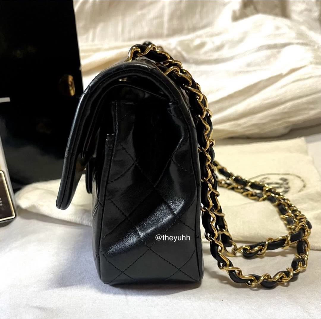 Vintage 24K Chanel Classic Double Flap (Category: Luxury Bags & Wallets) located in Makati City. Submitted by theyuhh (Listing ID 1381358721, Image 3). Description: Chanel Classic Double Flap - FULL SET! There’s nothing quite like a vintage Chanel flap. The quality is beyond compare. This is the best option if you want to get your money’s worth. This exact model of a new gen Chanel now retails for more than 600k, and it’s not even 24K GP. Here’s 