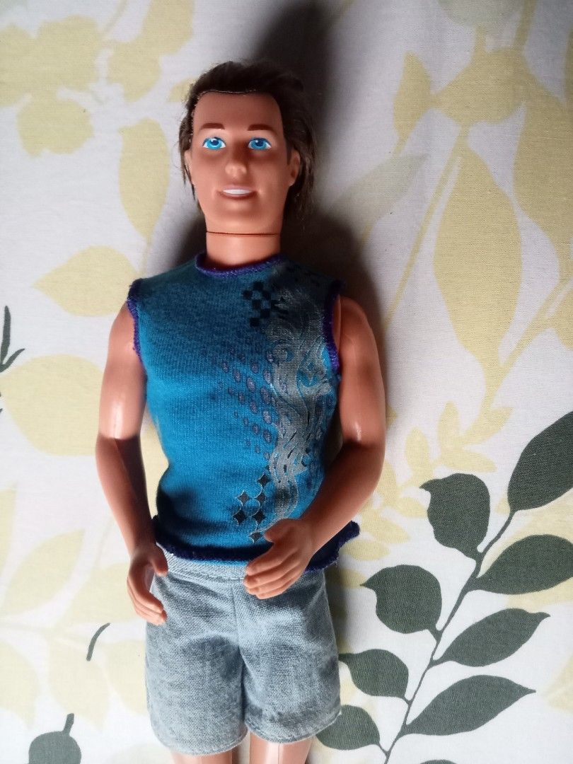 Vintage Ken dolls (Category: Vintage Collectibles) located in Goa. Submitted by liz1104 (Listing ID 1381314240, Image 3). Description: * SOLD: All American Ken doll @ P480 he is wearing his og outfit, no shoes has flaw on his right arm. Available: Butterfly Art Ken @ P400 Ken on white top @P300 both have rooted hair, no flaws All 3 doll are rubber legged, with twist n turn hips. MOP: Gcash courier: j&t express, sf on buyer's expense.