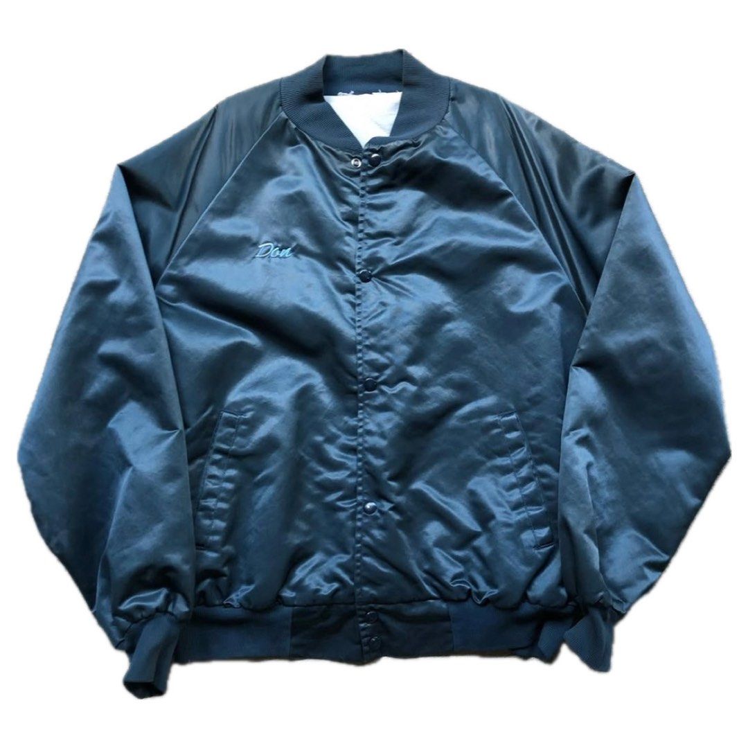 70s Company Varsity Jacket (Category: Coats, Jackets and Outerwear) located in Manila. Submitted by 63607 (Listing ID 1381542587, Image 1). Description: 70s Company Bomber Jacket Best fits L-XL Boxy Width(Pit to Pit): 25 In - Waist: 23 In Length: 25 In Sleeve(W-L): 24In Condition: 8/10 Issues: Minimal Stains/Embroidery Issues 600 + sf.