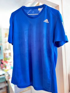 （留意內文 。肥咗，出售一些中碼運動衫 。正版） Adidas Climacool 膊頭三間Tee 男裝64202086443139110
