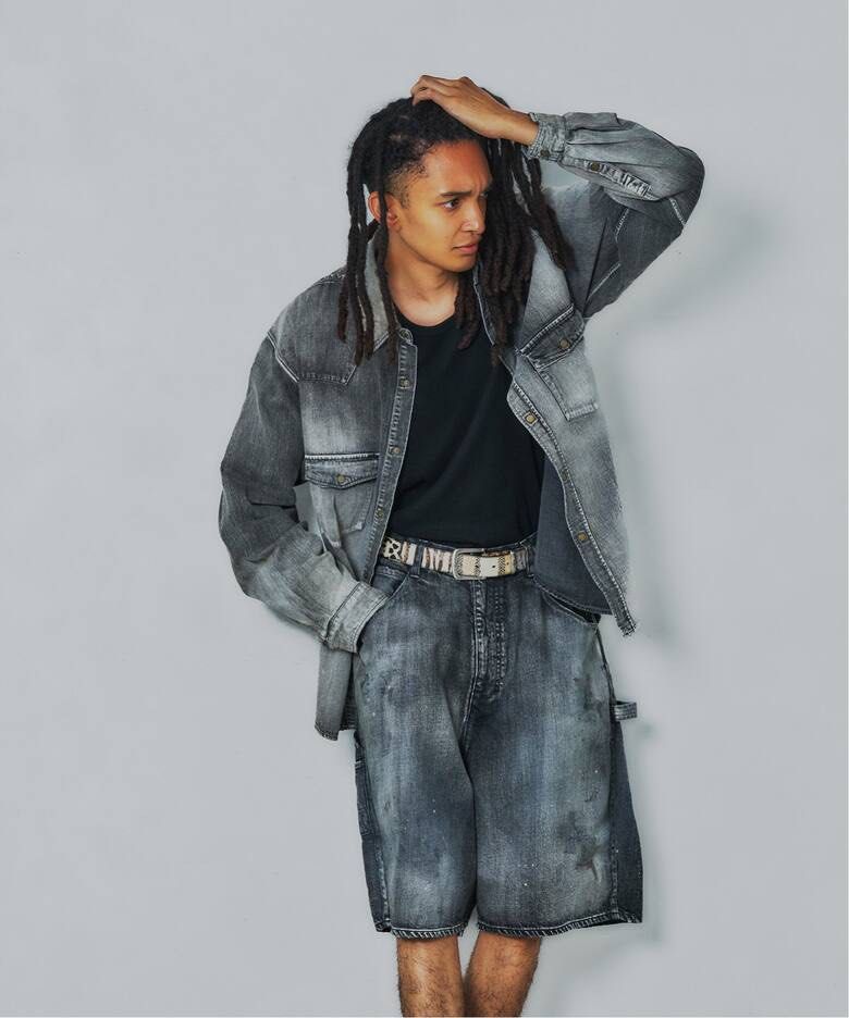 ANCELLM for 1LDK BOXY DENIM painter 黒 ANCELLM for 1LDK BOXY DENIM painter 黒 ANCELLM Creates the BOXY