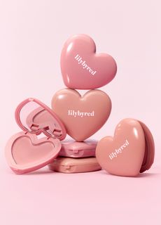 New Color LILYBYRED Luv Beam Cheek Balm Sweet Heart-Shaped Blush Stick #7 Rudy Pink, #13 Shy Pink64237120247555110
