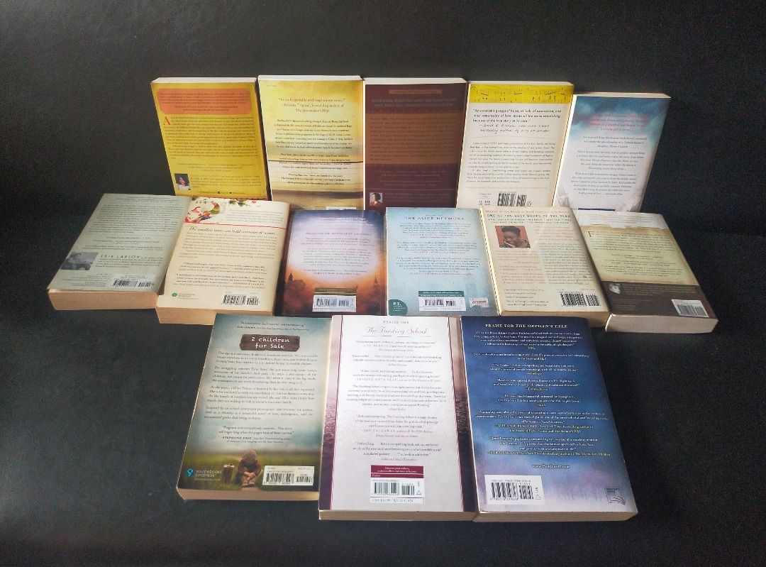 ASSORTED HISTORICAL FICTION AND NON-FICTION BOOKS | Php 340 EACH (Category: Storybooks) located in Quezon. Submitted by maynedecluttersph (Listing ID 1381549013, Image 2). Description: Php 340 EACH All are paperback. Americanah | Chimamanda Ngozi Adichie Dead Wake | Erik Larson Sold on a Monday | Kristina McMorris The Alice Network | Kate Quinn The German Girl | Armando Lucas Correa The Girl Who Wrote in Silk | Kelli Estes The Golden Son | Shilpi