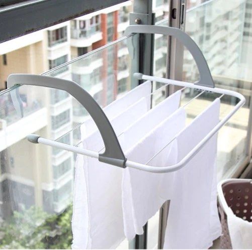 Balcony Clothes Drying Rack - Space Saving