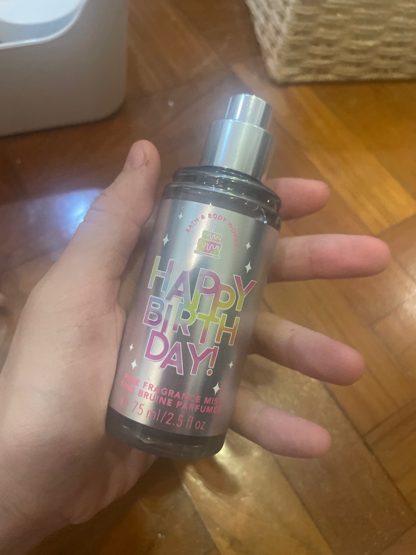 Bath & Body Works Happy Birthday Fine Fragrance Mist, Beauty & Personal ...