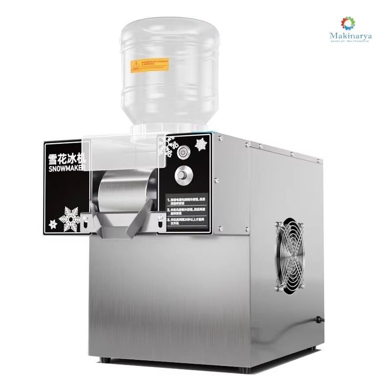 Bingsu Machine Snow Ice Shaving Machine (Category: Other Kitchen Appliances) located in Manila. Submitted by makinaryageneral.merchandise (Listing ID 1381466257, Image 1). Description: Model : ZB-XBJ60 Voltage : 220v 60hz Power : 360w Production : 60kgs daily Refrigerant : R290 Materials : Stainless Steel Roller Length : 8cm Dimension : 29x48.5x34cm Net Weight : 18.5kgs .