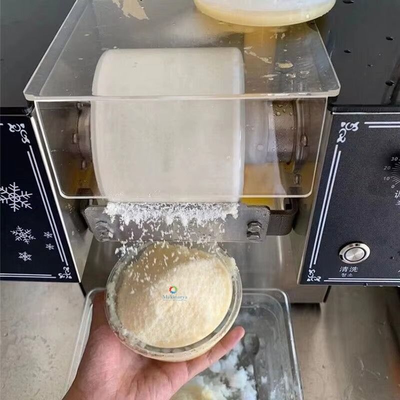 Bingsu Shaved Machine Snowflake Ice Maker Machine Bingsu Snow Cone Ice Shaver Machine (Category: Other Kitchen Appliances) located in Manila. Submitted by makinaryageneral.merchandise (Listing ID 1381465831, Image 3). Description: Model: JB-XBJ120F Output: Snowflake Shaved Ice Function: Make Liquid to Ice Capacity: Purified Water 120L per 24H Power: 750w Volts: 220v Dimension: L 57 x W 31 x H 24cm Roller Length :9cm Water Tank :9L Weight :28kg St