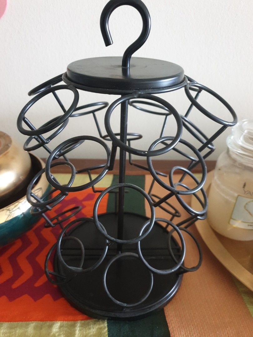 Black Metal Coffee Pod Holder