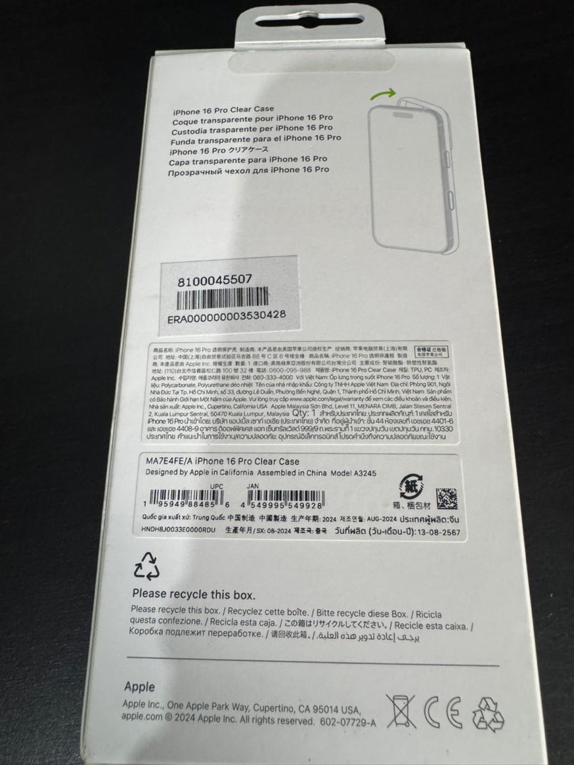 Case Iphone 16 Pro Magsafe Clear Apple Original Ibox, Telepon Seluler ...