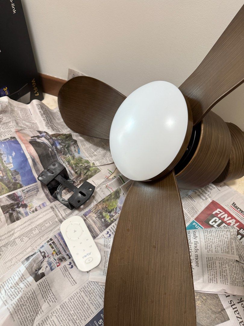Ceiling Fan with Light and Remote
