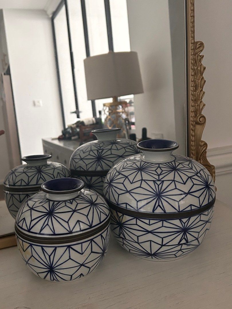 Ceramic Jars (Pair)