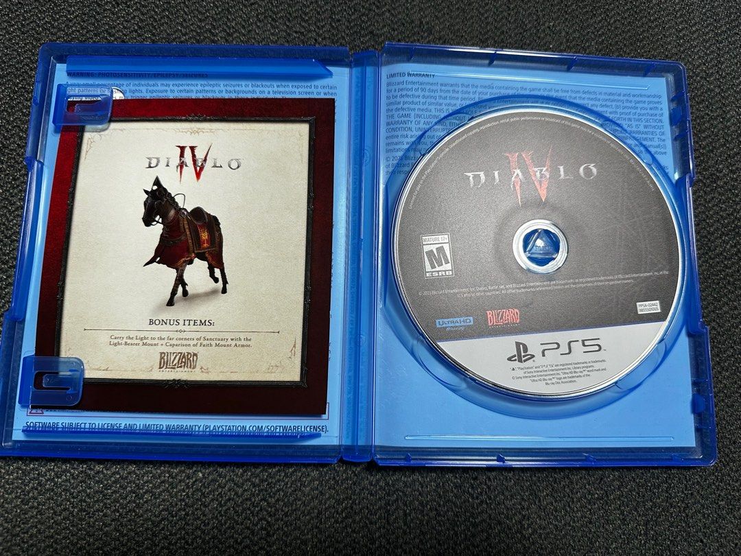 Diablo IV (Category: PlayStation) located in Manila. Submitted by smd0923 (Listing ID 1381569865, Image 2). Description: Used once No scratches No issue RFS: Not playing it anymore .