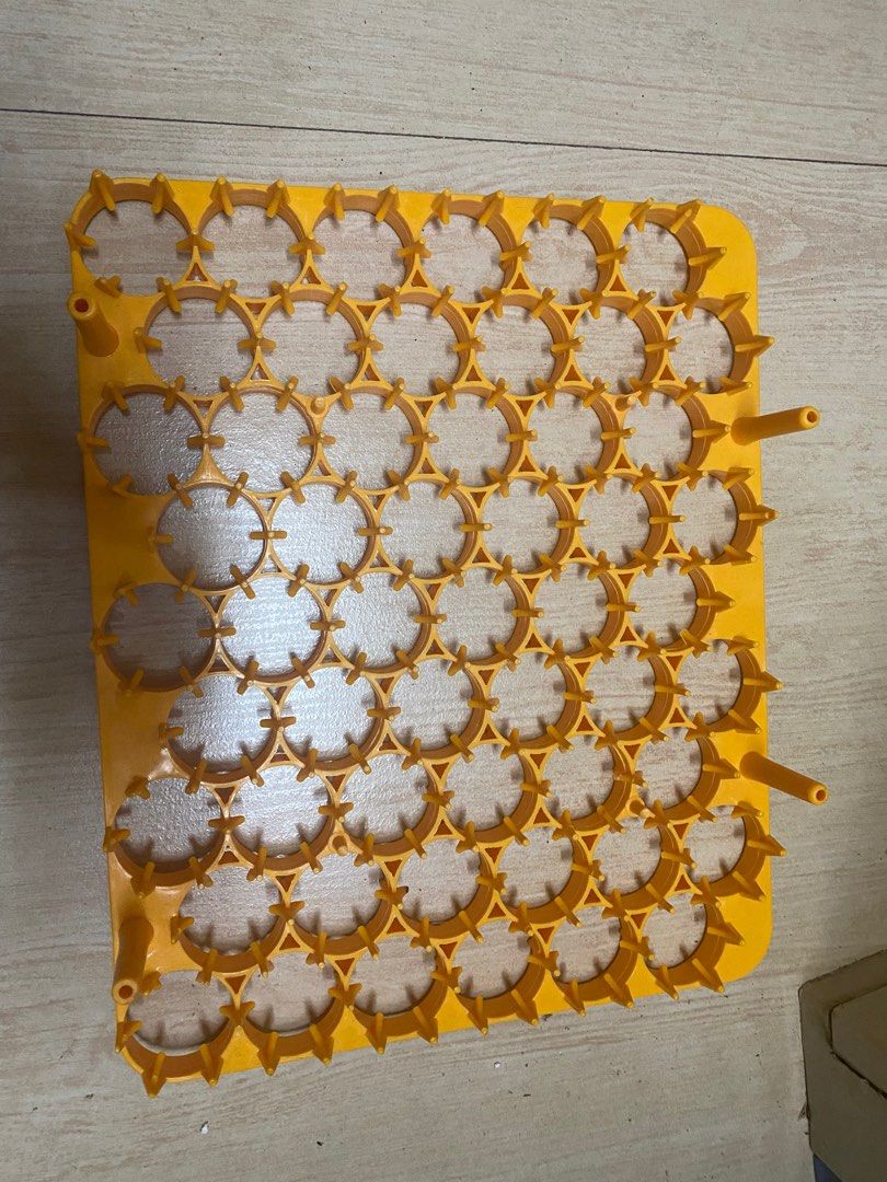 Egg tray for Incubator Hatchery 54 egger (10pcs) (Category: Food Organization & Storage) located in Quezon City. Submitted by adadarna (Listing ID 1381568582, Image 1). Description: AS SET (10pcs) only. 250 lang pumapatak isa ;) 📍Upper Banlat Tandang Sora QC.