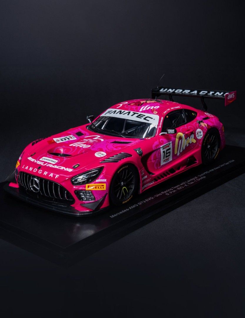 EVISU X Mercedes-AMG GT3 Evo 1:18 Scale Diecast Model Car, Hobbies