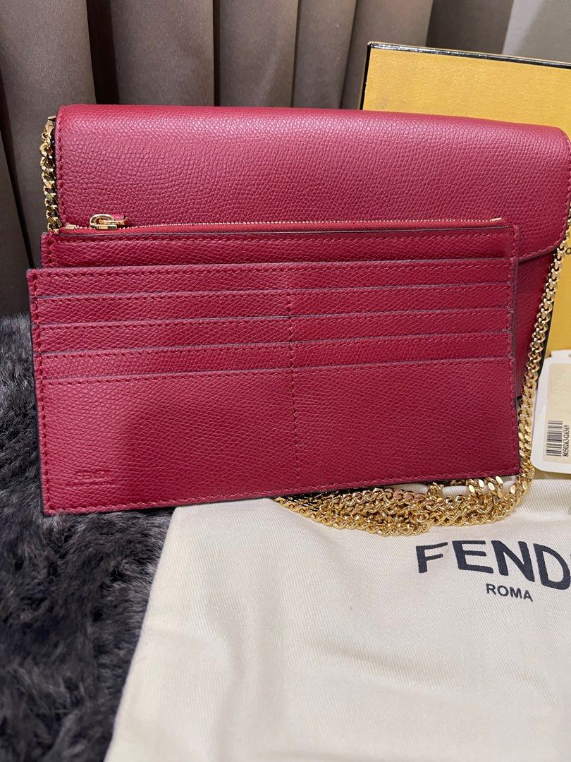 Fendi Wallet on Chain (Category: Luxury Bags & Wallets) located in Quezon City. Submitted by theluxurycityph. (Listing ID 1381660163, Image 3). Description: Fendi Wallet on Chain Box, dustbag, tags, chain, wallet inserts We are delighted to let you know that we are now accepting Credit Cards, Debit Cards, and Mobile Payment Apps. Shopping just got easier! 💛 Buy Now Pay Later 3 Months 0% Interest Installment for BDO Cards *additional 5% bank fee 