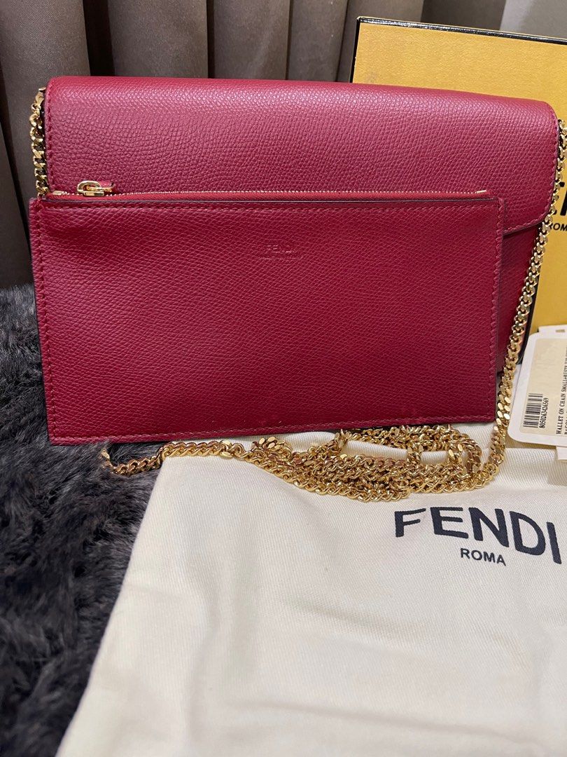 Fendi Wallet on Chain (Category: Luxury Bags & Wallets) located in Quezon City. Submitted by theluxurycityph. (Listing ID 1381660163, Image 2). Description: Fendi Wallet on Chain Box, dustbag, tags, chain, wallet inserts We are delighted to let you know that we are now accepting Credit Cards, Debit Cards, and Mobile Payment Apps. Shopping just got easier! 💛 Buy Now Pay Later 3 Months 0% Interest Installment for BDO Cards *additional 5% bank fee 