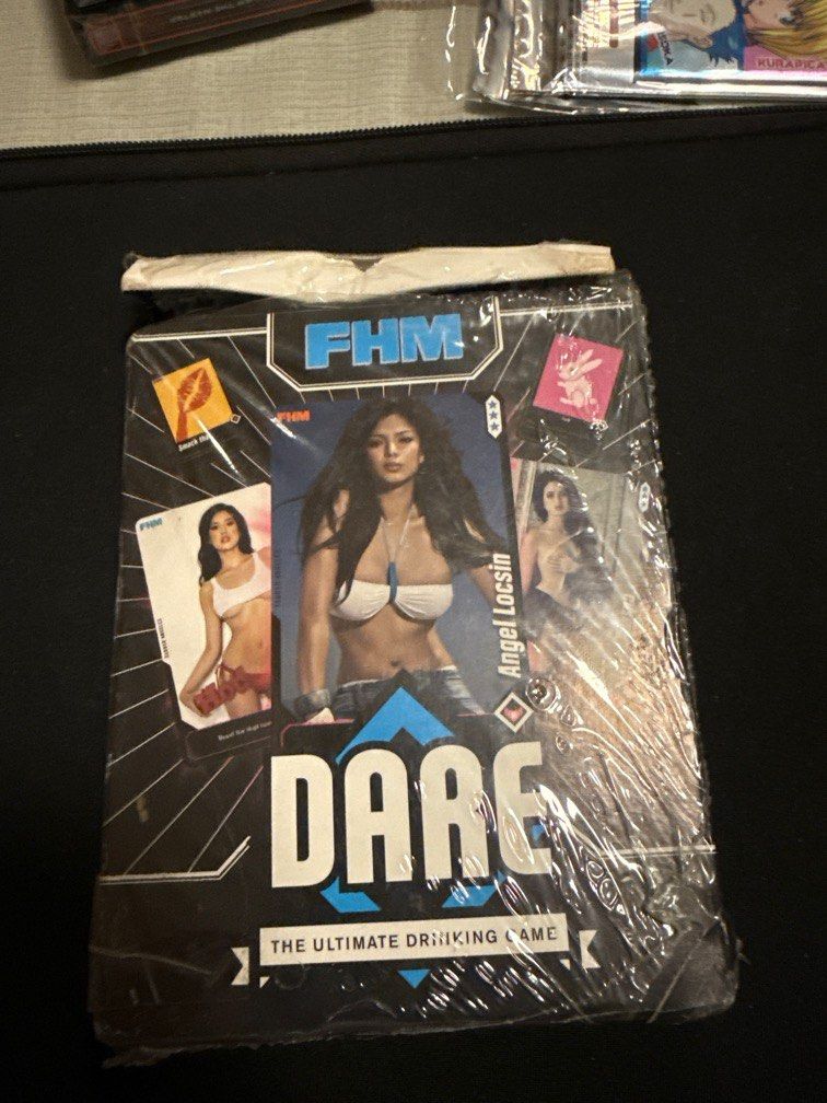 FHM Truth or dare Drinking Game SEALED (Category: Board Games & Puzzles) located in Quezon City. Submitted by narfetc (Listing ID 1381604086, Image 1). Description: Vintage sealed.