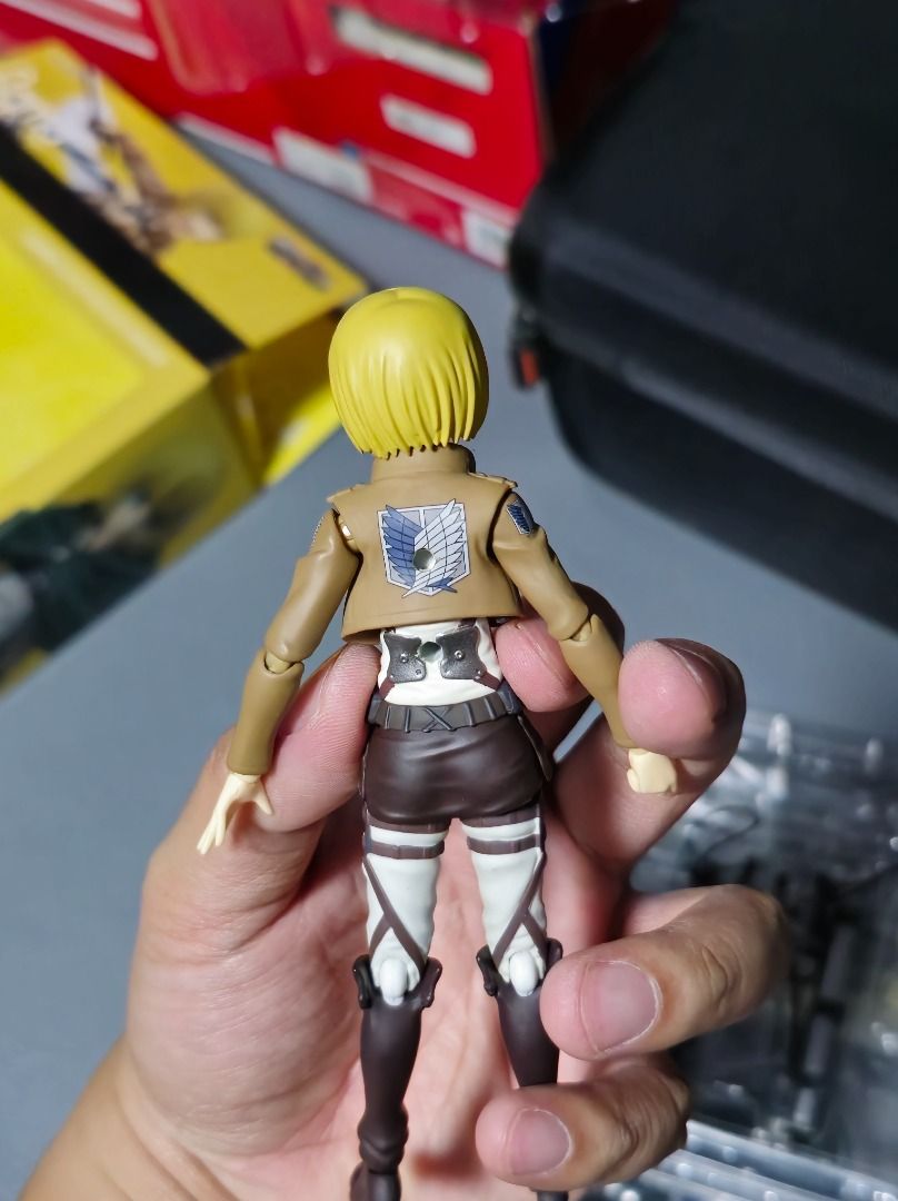 Figma Attack On Titan Armin (Category: Figurines & Statues) located in Laoag. Submitted by deviruchi (Listing ID 1381551316, Image 3). Description: Selling: Figma Attack on Titan Armin BIB No issues P6,500 Fix Pickup: Laoag, Batac, Ilocos Norte Shipping via LBC COP (SHIPPING FEE ONLY) Pm for inquiries. Payment via GCash or Metrobank.