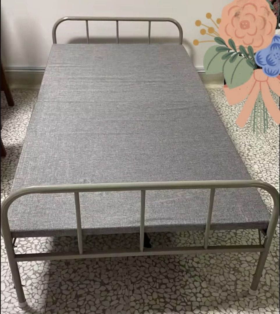 Foldable Single Bed Frame 3nos