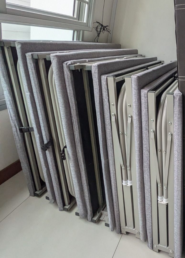 Foldable Single Bed Frame 3nos65074646676737111