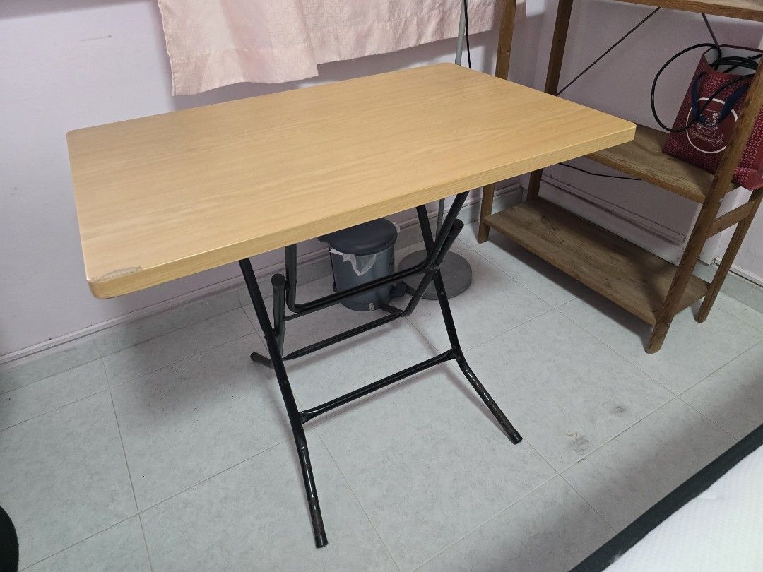 Folding Table (Category: Tables & Sets) located in Singapore. Submitted by dreamworldsin (Listing ID 1381584057, Image 1). Description: 24 inches x 36 inches good condition self collect at hougang area interested pls pm.