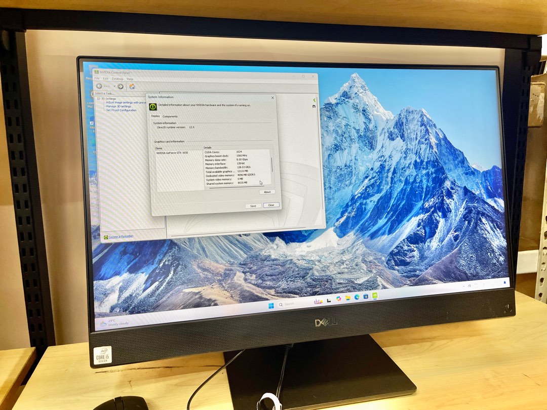 Gaming/Designing /Dell All in One Desktop i5-10th Gen /16GB RAM/256GB ...