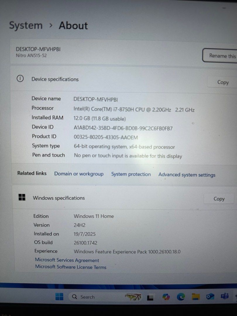 I7 Acer Nitro 5 Gaming laptop63165662736771111