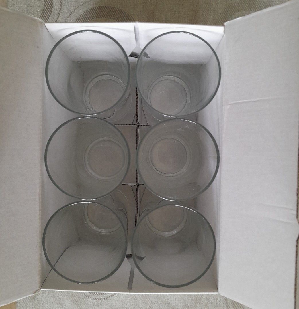 IKEA GODIS Drinking Glasses - Set of 6477135721453987841