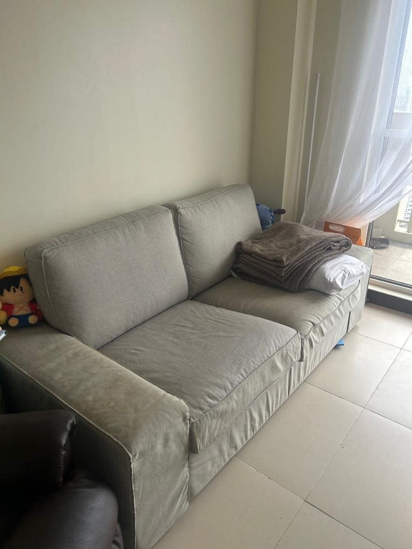 IKEA KIVIK Sofa - Like New, Big Savings! (Category: Sofas) located in Pasig City. Submitted by hughsidric (Listing ID 1381542531, Image 1). Description: Looking for a stylish and comfortable sofa without the brand-new price tag? I'm selling my IKEA KIVIK sofa for just ₱22,000! I bought this fantastic sofa for ₱36,000, and it's been barely used. I'm in Kapitolyo, Pasig, so it's ready for its new home. The KIVIK is known for its deep seats, comfort