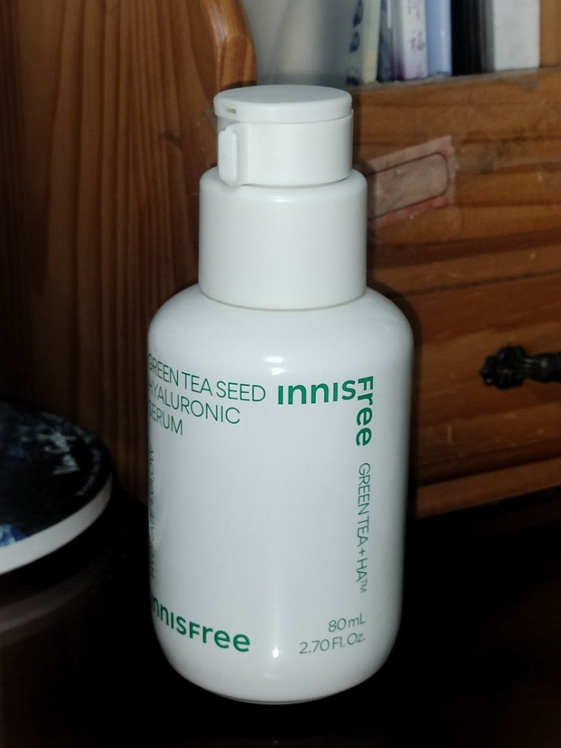 由 marr27 (刊登 ID 1381651895，圖片 1) 提交，位於 高雄市 (Kaohsiung) 的 Innisfree 綠茶籽玻尿酸保濕精華 (類別：護膚、清潔產品)，說明：全新未拆封 80ml。
