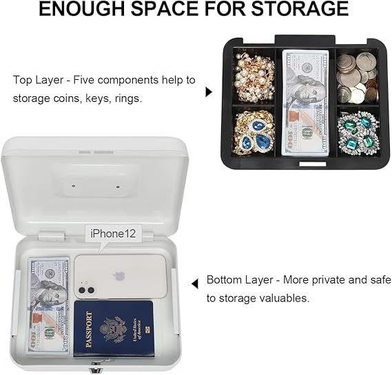 iSAFE™ CB-LRG Metal Cash Box (Category: Safe) located in Taguig. Submitted by costuless.taguig (Listing ID 1348449344, Image 3). Description: Item Code: CB-LRG SALE PRICE: ₱499.00 Note: Price may change without prior notice. iSAFE Metal Cash Box Large Size with Key Lock and handle ♡ Size: L25 x W20 x H9cm ♡ Mini Storage Box ♡ 2 Keys for Security ♡ Money Box Has Sturdy Convenient Handle ♡ You can carry the box everywhere and hidden It easily. ♡ Mo
