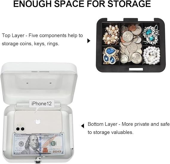 iSAFE™ CB-MED Metal Cash Box Medium Size (Category: Safe) located in Taguig. Submitted by costuless.taguig (Listing ID 1348447903, Image 3). Description: Item Code: CB-MED SALE PRICE: ₱399.00 Note: Price may change without prior notice. iSAFE Metal Cash Box Medium Size with Key Lock and handle ♡ Size: L20 x W16 x H9cm ♡ Mini Storage Box ♡ 2 Keys for Security ♡ Money Box Has Sturdy Convenient Handle ♡ You can carry the box everywhere and hidden It