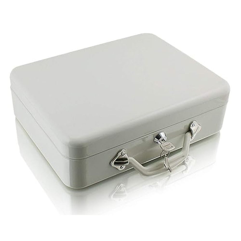 iSAFE™ CB-XLRG Metal Cash Box (Category: Safe) located in Taguig. Submitted by costuless.taguig (Listing ID 1348450163, Image 1). Description: Item Code: CB-XLRG SALE PRICE: ₱599.00 Note: Price may change without prior notice. iSAFE Metal Cash Box Extra large size with Key Lock and handle ♡ Size: L30 x W24 x H9cm ♡ Banknote modules with 3 banknote compartments. ♡ Removable coin insert with 8 coin rows for 1cent 2 Euro coins. ♡ Foam insert in the 