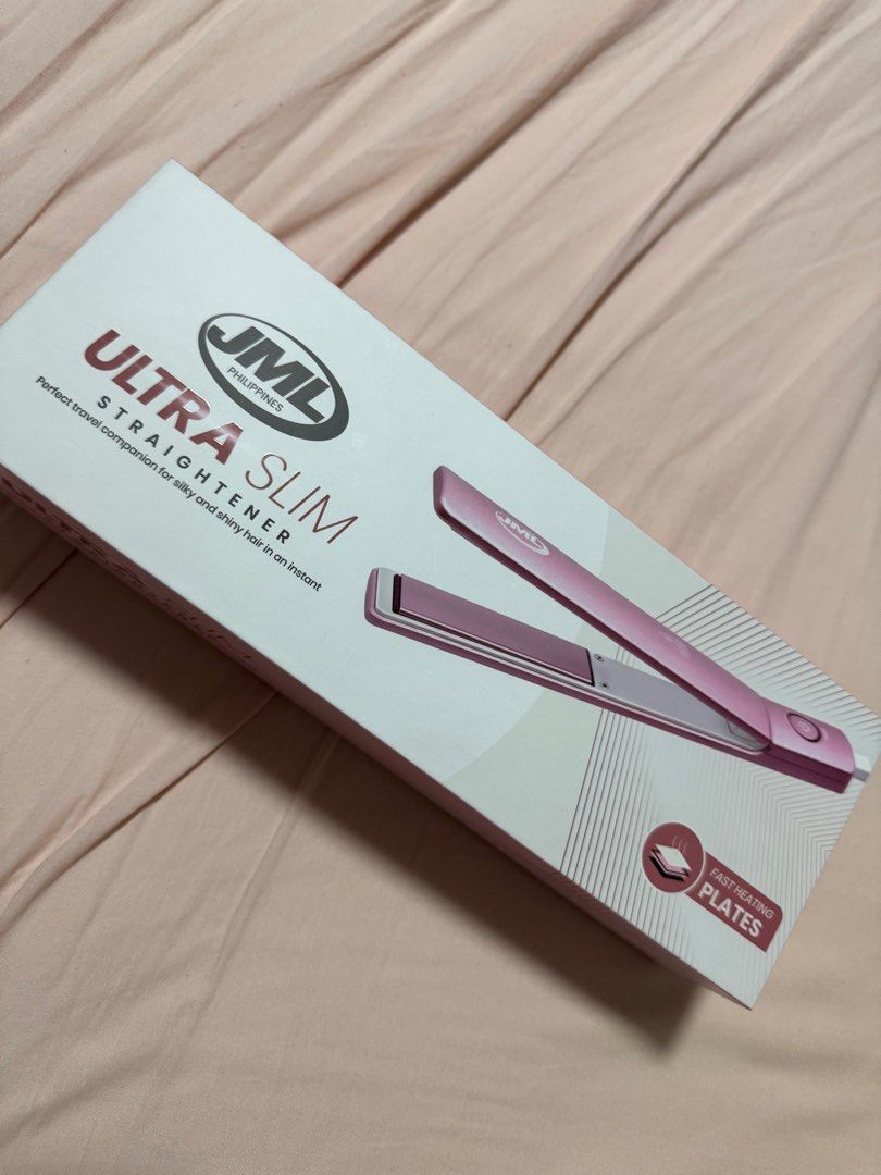 JML Ultra Slim Hair Iron (Category: Hair) located in San Pedro. Submitted by stylustph (Listing ID 1381586398, Image 1). Description: Heat setting up to 210 degrees Rfs: extra hair iron.