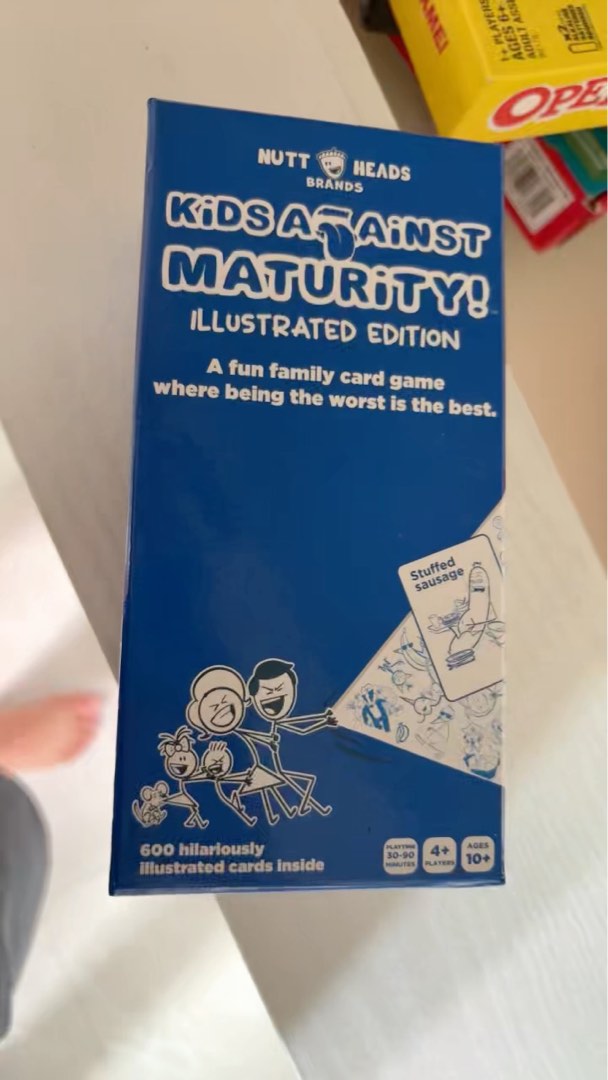 Kids Against Maturity Illustrated Edition Card Game *Sealed* Ages 10