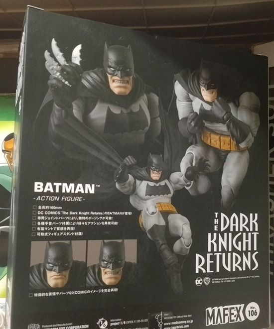 Mafex Batman - The Dark Knight Returns (MISB) (Category: Figurines & Statues) located in San Pedro. Submitted by hobbiesandeverything (Listing ID 1381593258, Image 2). Description: Mafex Batman - The Dark Knight Returns - MISB - unopened / brand new - very good box condition - 100% authentic Meet-Up: SM Center Muntinlupa Can ship via LBC Rider Pick up You can also book via Lalamove Payment via BPI, Unionbank or GCash NO COD. NO COP. "For shipping