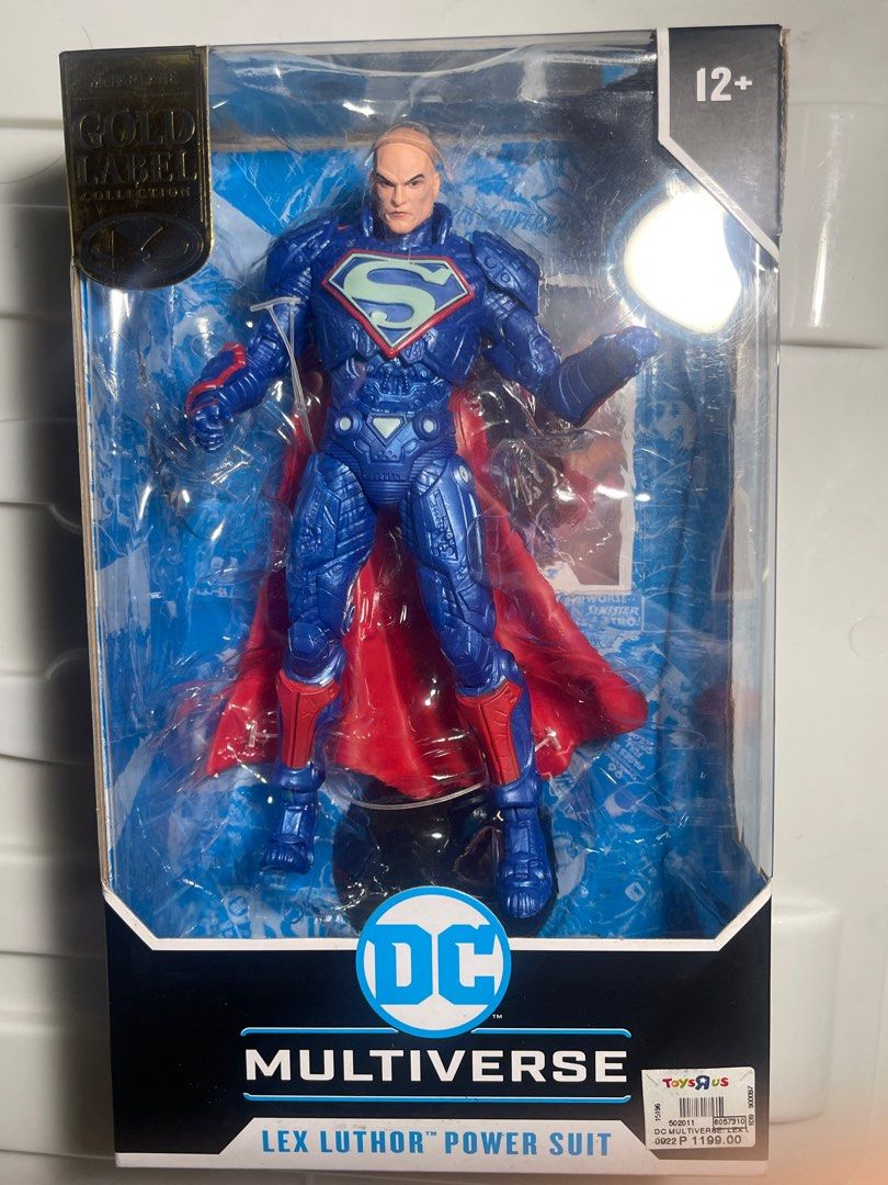McFarlane Lex Luthor Gold Label Power Suit (READ DESC) (Category: Figurines & Statues) located in Caloocan City. Submitted by thegardner (Listing ID 1381629934, Image 1). Description: BIB FLIGHT STAND REPLACED WITH NORMAL STAND gcash only buyer pays shipping loc:caloocan south area malapit monumento.