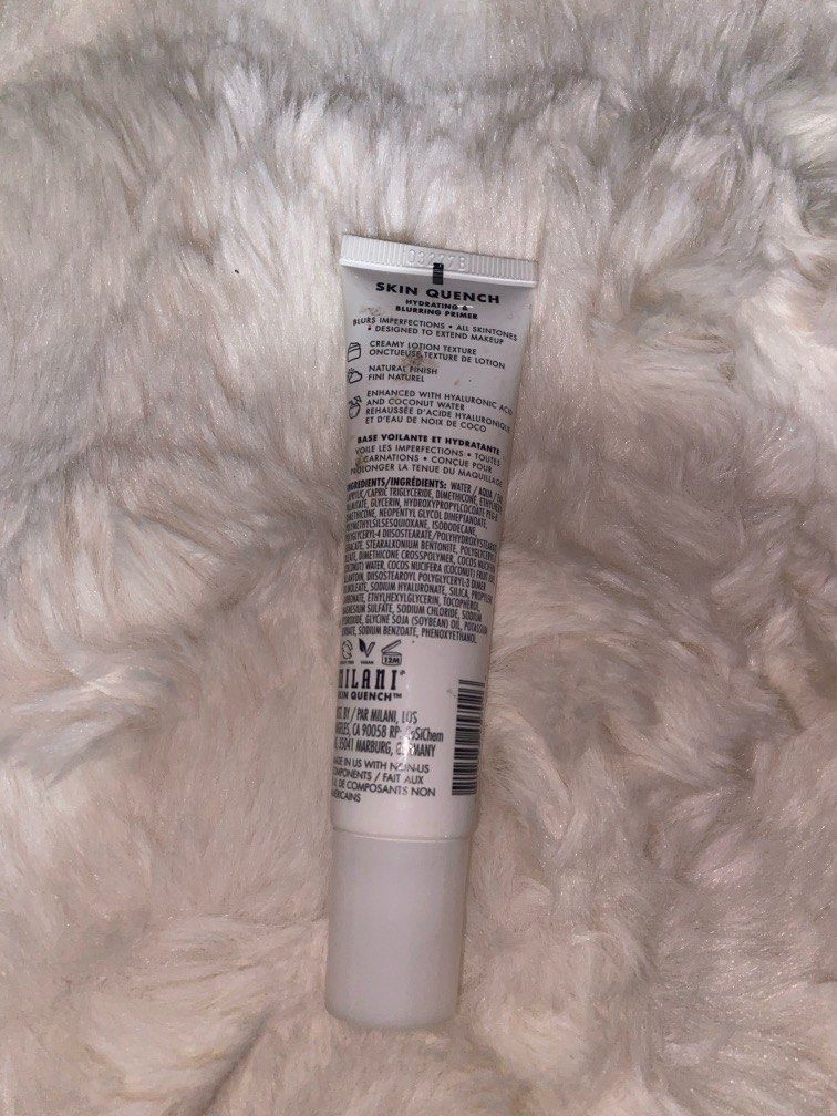 Milani Skin Quench Primer (Category: Makeup) located in Quezon City. Submitted by evlinc (Listing ID 1381649973, Image 2). Description: 💵 Payment : Gcash 🛵 Delivery : Lalamove/Jnt.
