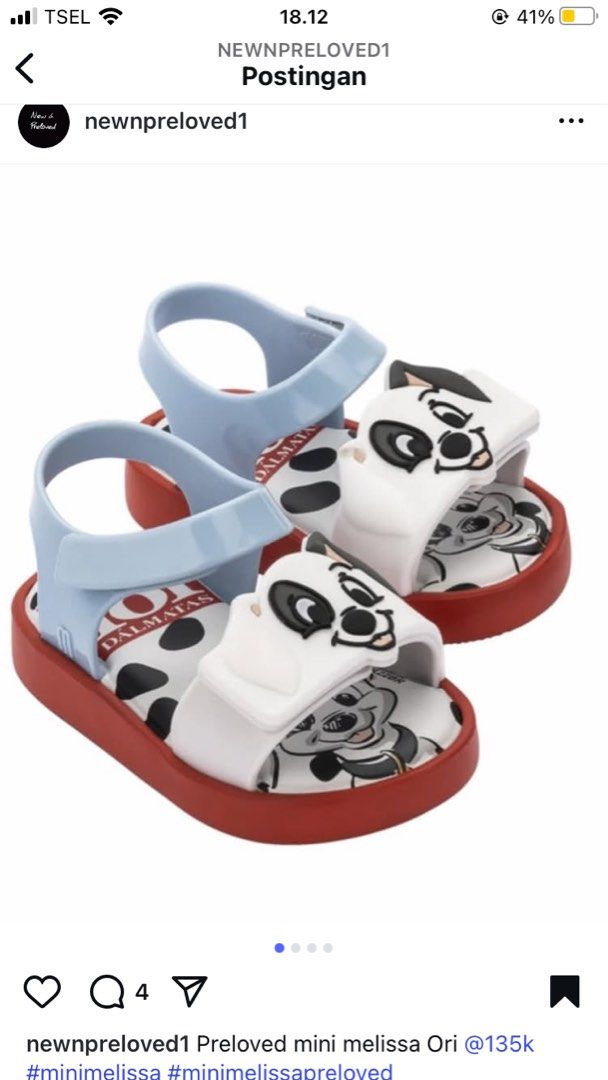 Mini melissa size 21